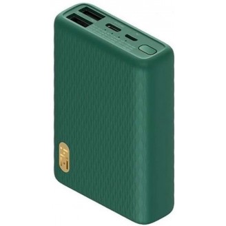 Внешний аккумулятор ZMI Power Bank Mini 22.5W QC 3.0 10000mAh, Зелёный (QB817)