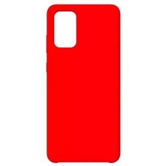 Накладка Silicone Case для Samsung Galaxy A02S, Красная