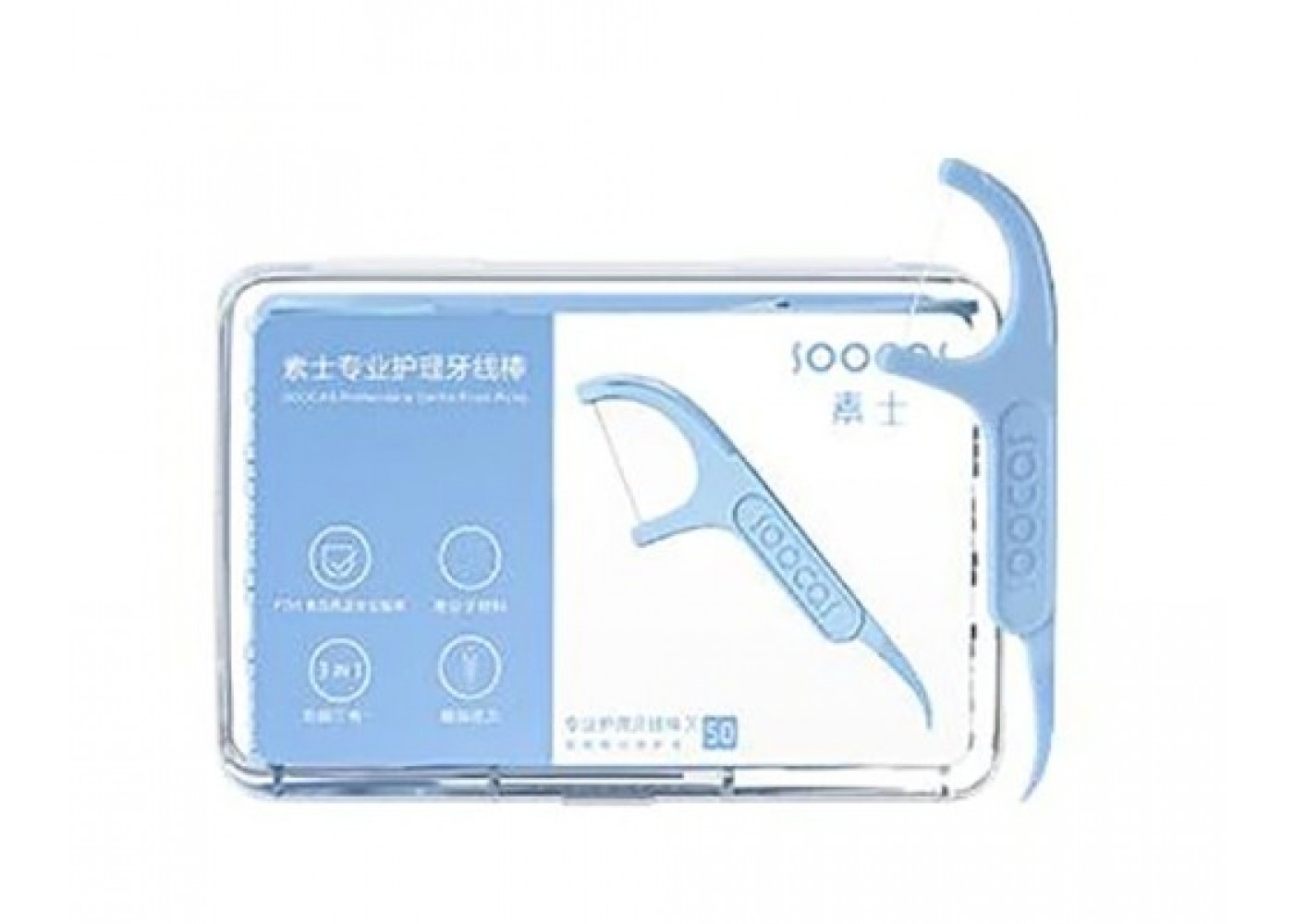 Зубная нить XiaoMi SOOCAS Dental Floss Pick (D1-GL6), Голубая