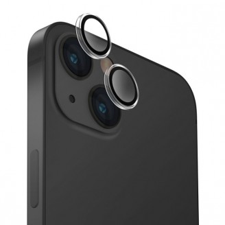 Защитное стекло на камеру Anank AR Aluminium lens Guard для iPhone 15/15 Plus, Прозрачное