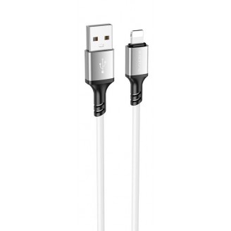 Кабель Borofone BX83 Famous silicone USB For Lightning 1м, Белый