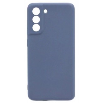 Накладка Silicone Case Logo для Samsung Galaxy S22, Тёмно-синяя