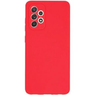 Накладка Silicone Case Logo для Samsung Galaxy A33, Красная