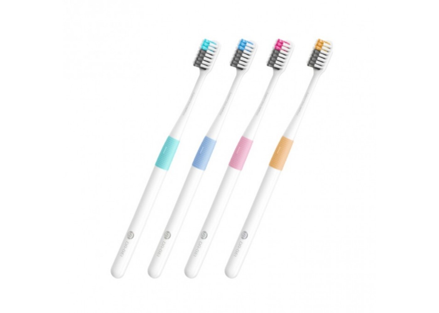 Набор зубных щёток XiaoMi Dr. Bei 4 шт, цветные