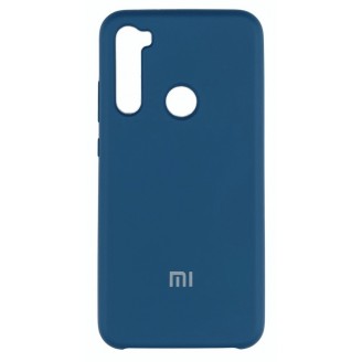 Накладка Silicone Case для Redmi Note 8, Синяя