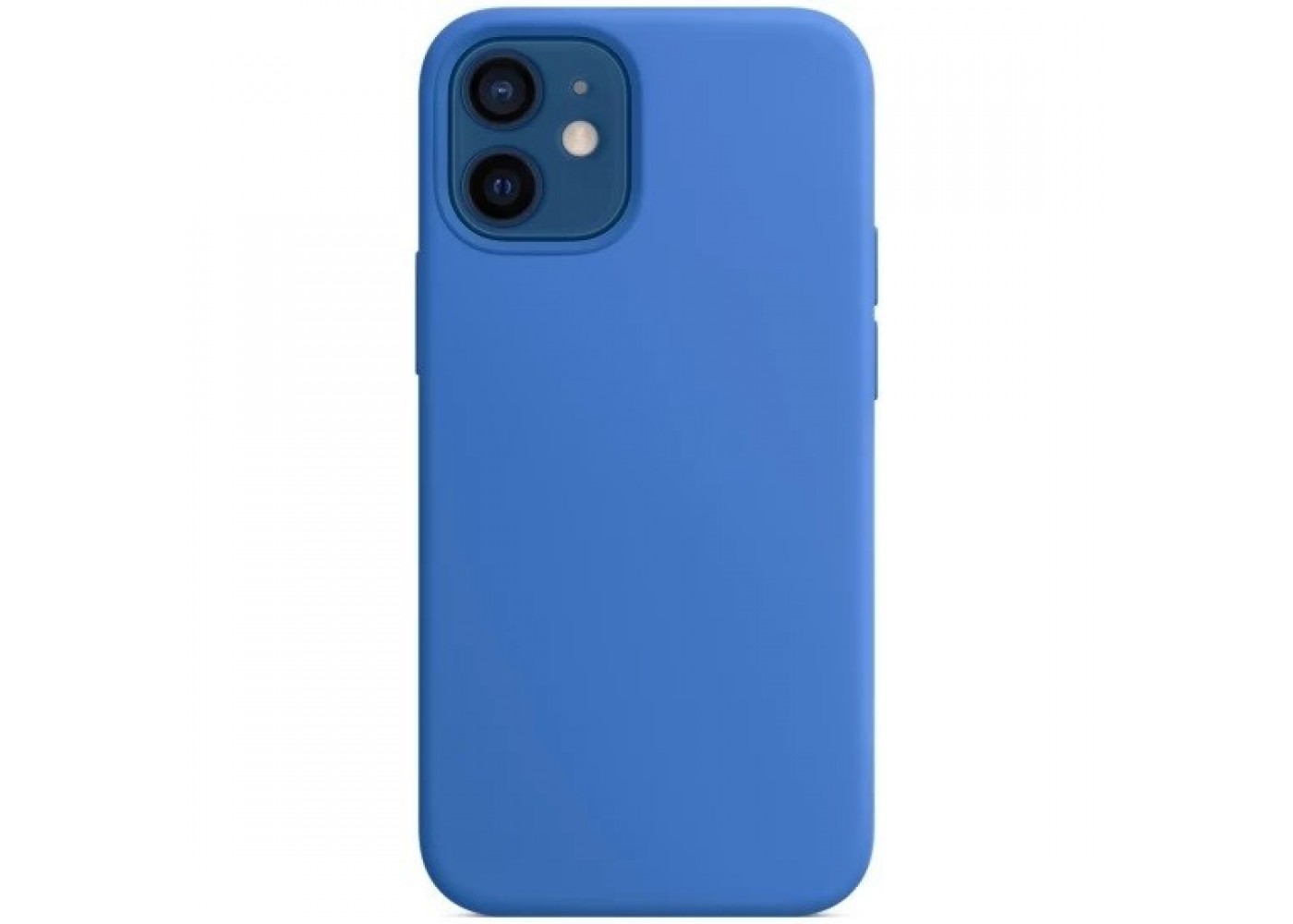 Накладка Silicon Cover для iPhone 12 Mini, Синяя