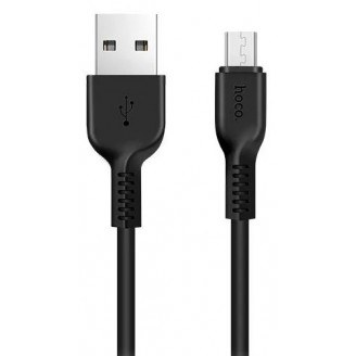 Кабель Hoco X20 Desert Camel USB to Micro USB 2.4A 1м, Чёрный