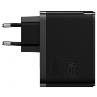 Сетевое зарядное устройство Baseus GaN5 Pro Fast Charger C+U 100W, Чёрный (CCGP090201)