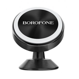 Держатель Borofone BH5 Platinum metal magnetic, Чёрный