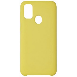 Накладка Silicone Case для Samsung Galaxy M21/M30s, Жёлтая