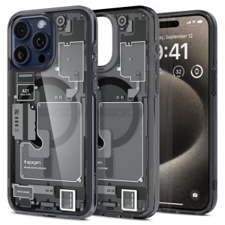 Накладка Spigen Ultra Hybrid Mag Magsafe для iPhone 15 Pro Max, Zero One (ACS06582)