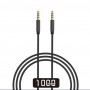 Кабель AUX Wiwu 3.5 мм Audio Cable YP01, Чёрный
