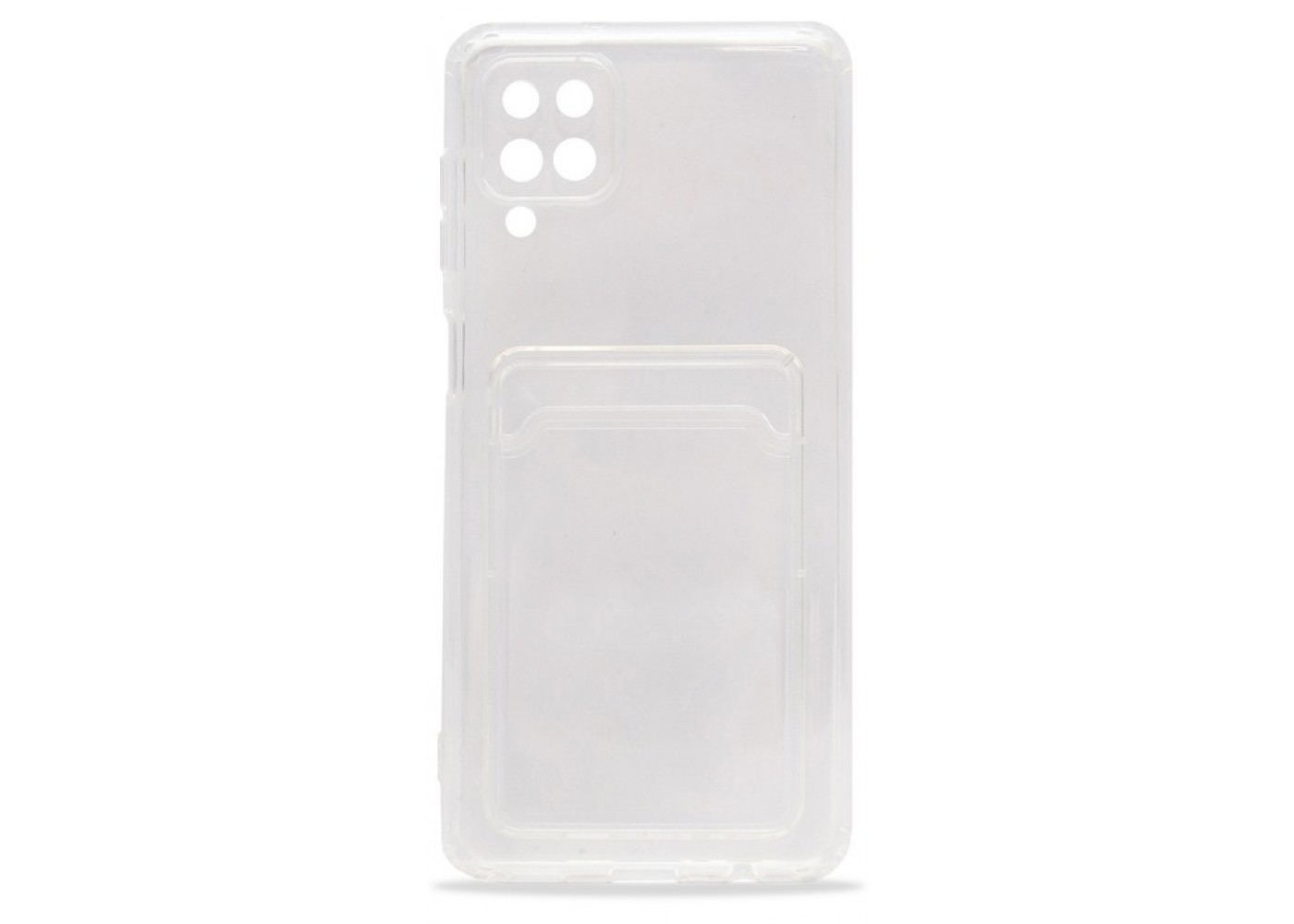 Накладка Pocket Case для Samsung Galaxy A12 силикон, Прозрачная